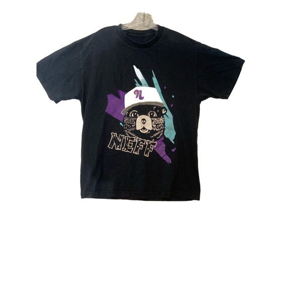 Neff Other - Neff T Shirt Unisex Size Large Black Shirt Multiple Color Bear Logo